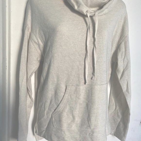 NWT Sunday Cowl Neck Sparkling Sweater Size M - Picture 3 of 5